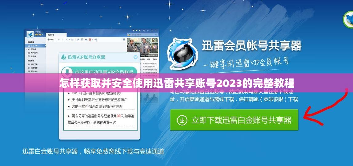 怎样获取并安全使用迅雷共享账号2023的完整教程