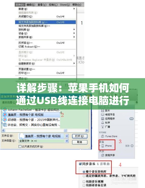 详解步骤：苹果手机如何通过USB线连接电脑进行文件传输