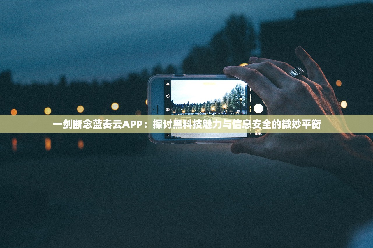 一剑断念蓝奏云APP：探讨黑科技魅力与信息安全的微妙平衡