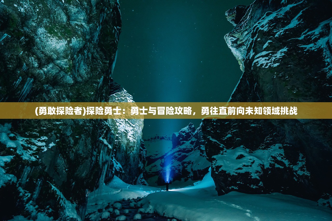 (勇敢探险者)探险勇士：勇士与冒险攻略，勇往直前向未知领域挑战