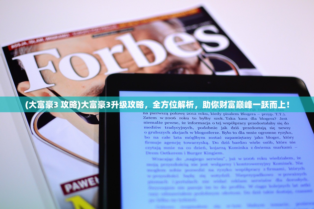 (大富豪3 攻略)大富豪3升级攻略，全方位解析，助你财富巅峰一跃而上！